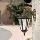 Lampada da Giardino in Vetro Trasparente e 5 Finiture di Alluminio - Pinako Viadurini