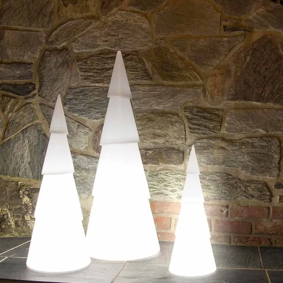 Lampada da Interno o Esterno in Plastica Bianca, Rossa o Verde - Alberostar Viadurini