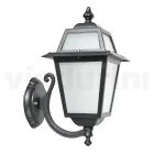 Lampada da Muro Outdoor in Alluminio Pressofuso e Vetro Made in Italy - Elric Viadurini