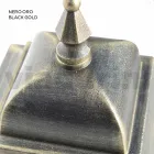Lampada da Muro per Esterno in Alluminio e Vetro Sabbiato - Alchimista Viadurini