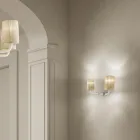 Lampada da Parete Artigianale in Vetro Veneziano Made in Italy - Graham Viadurini