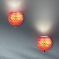 Lampada da Parete Artigianale in Vetro Veneziano Soffiato - Bolle Balloton