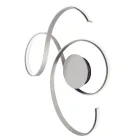 Lampada da Parete con LED in Metallo Verniciato Design Moderno - Trella Viadurini