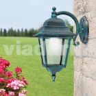 Lampada da parete in alluminio realizzata in Italia, Aquilina Viadurini