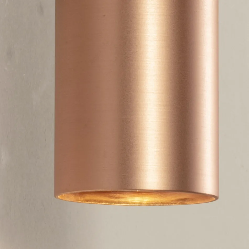 Lampada da Parete in Ceramica e Rame Realizzata a Mano in Italia - Toscot Match Viadurini