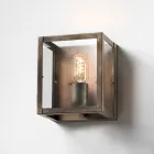 Lampada da parete in ferro stile industriale London Il Fanale Viadurini