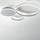Lampada da Parete in Metallo Verniciato con LED Design Moderno  - Punto Viadurini