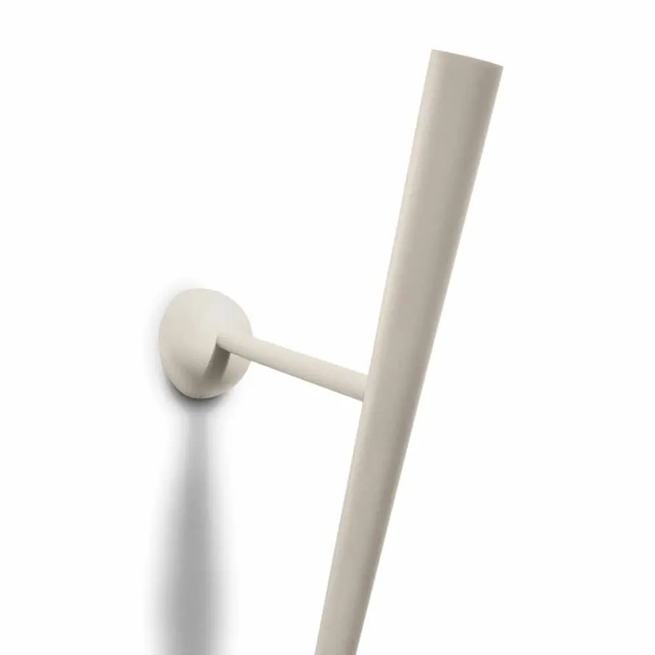 Lampada da Parete in Metallo Verniciato con LED Integrato Made in Italy - Trono Viadurini