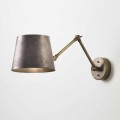 Lampada da parete industriale regolabile Reporter Il Fanale