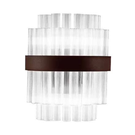 Lampada da Parete Moderna in Vetro Soffiato Lusso Made in Italy  - Maesta Viadurini