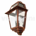 Lampada da parete per esterno classica in alluminio made Italy,Kristel Viadurini