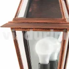 Lampada da parete per esterno classica in alluminio made Italy,Kristel Viadurini