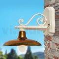 Lampada da Parete per Esterno in Alluminio e Ottone Made in Italy - Adela