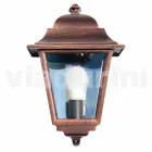 Lampada da parete per esterno in alluminio fatta in Italia, Aquilina Viadurini
