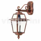 Lampada da parete per esterno in alluminio fatta in Italia, Kristel Viadurini