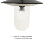 Lampada da Parete per Esterno in Alluminio Grigio Made in Italy - Belen Viadurini
