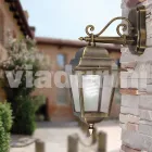 Lampada da parete per esterno in alluminio made in Italy, Aquilina Viadurini