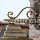 Lampada da parete per esterno in alluminio made in Italy, Aquilina Viadurini