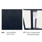 Lampada da parete per esterno in alluminio made in Italy, Aquilina Viadurini