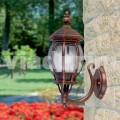 Lampada da parete per esterno in alluminio prodotta in Italia, Anika