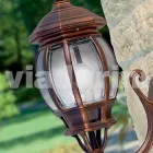 Lampada da parete per esterno in alluminio prodotta in Italia, Anika Viadurini