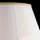 Lampada da tavolo classica in cristallo e vetro Belle, made in Italy Viadurini