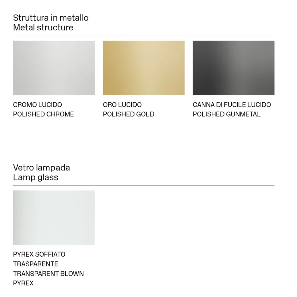 Lampada da Tavolo con Struttura in Metallo Lucido Made in Italy - Donatina Viadurini