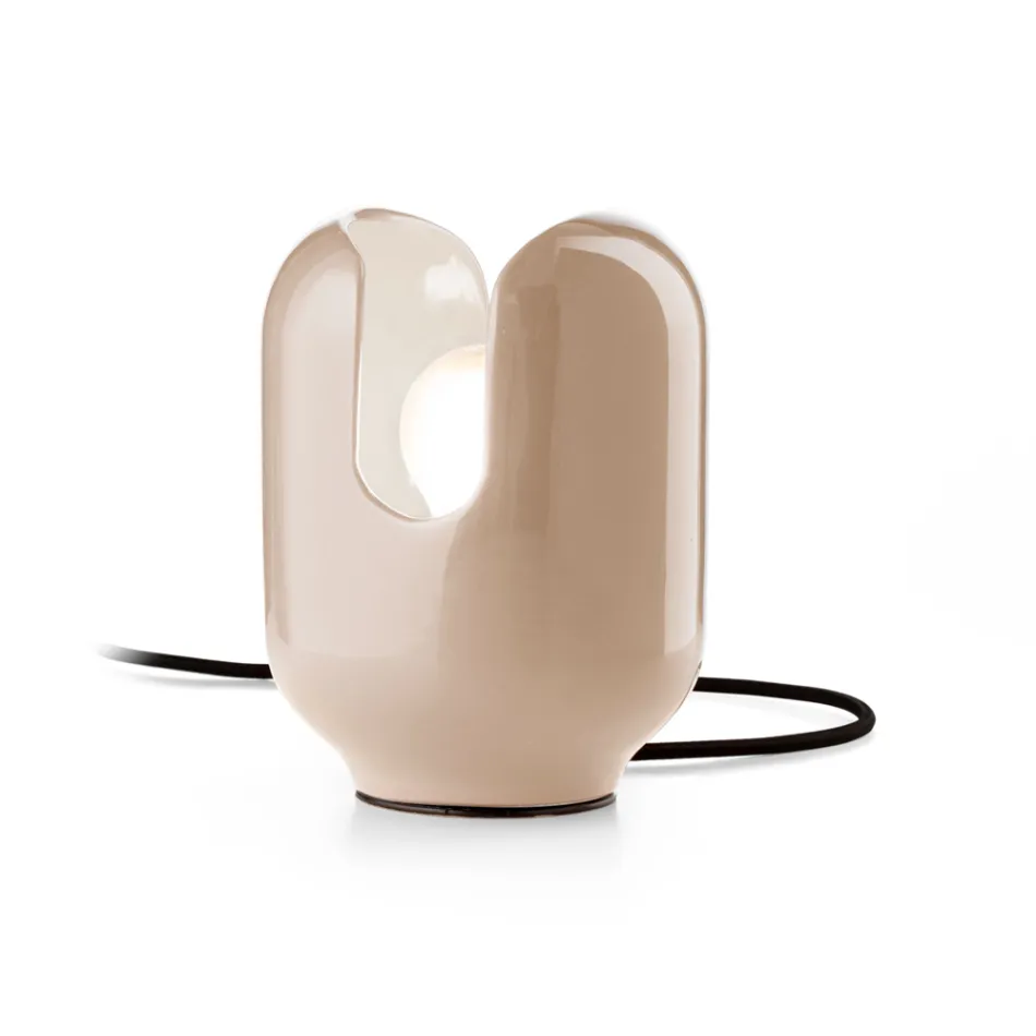 Lampada da Tavolo dallo Stile Moderno in Ceramica Made in Italy - Batucada Viadurini