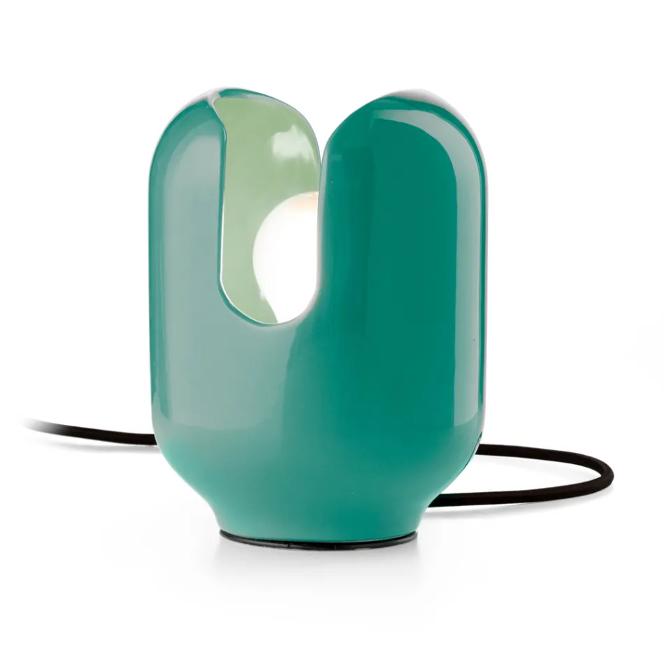 Lampada da Tavolo dallo Stile Moderno in Ceramica Made in Italy - Batucada Viadurini