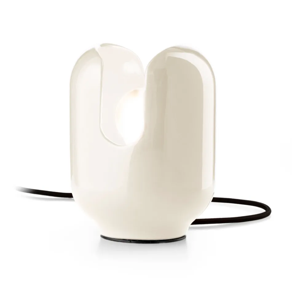 Lampada da Tavolo dallo Stile Moderno in Ceramica Made in Italy - Batucada Viadurini