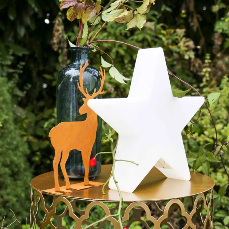 Lampada da Tavolo Design Moderno a Stella con o senza Piedistallo - Littlestar Viadurini