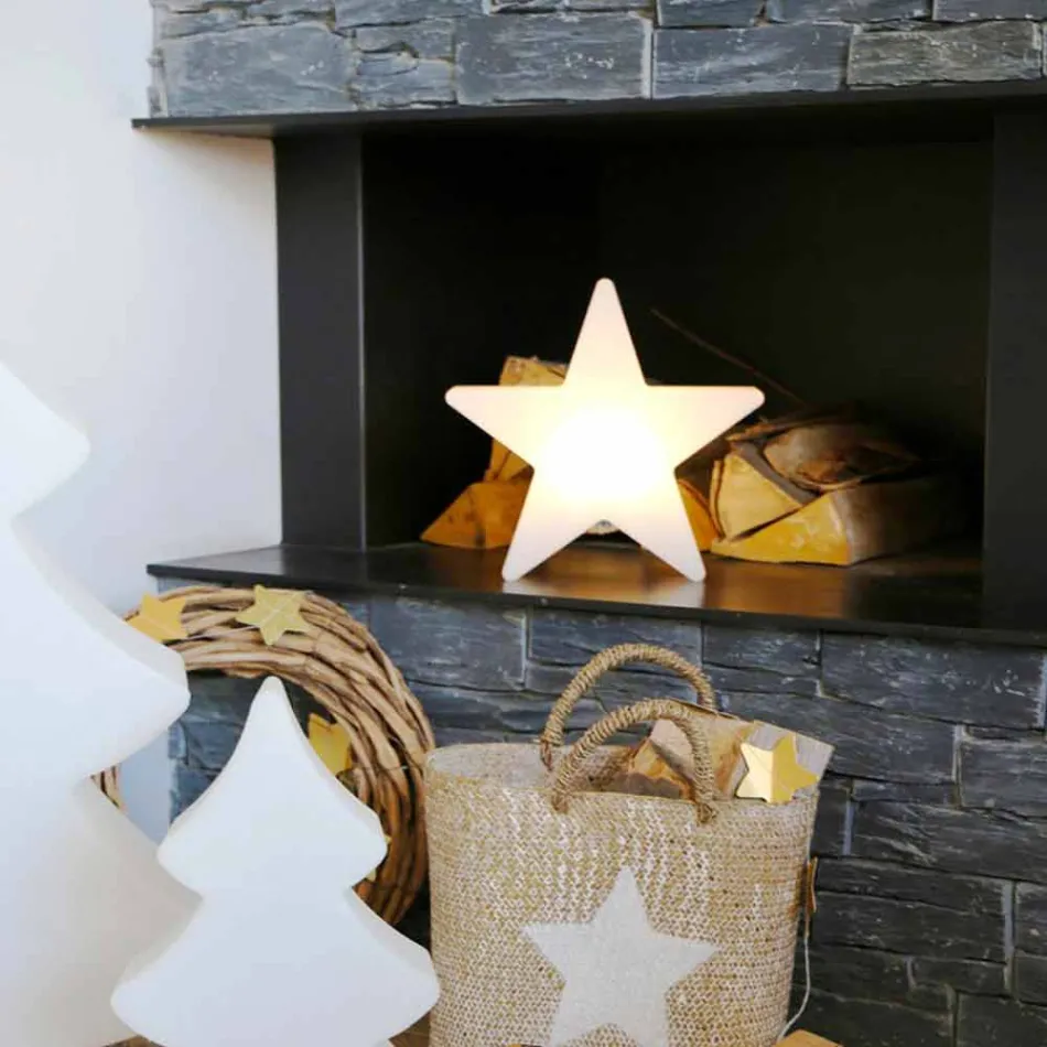 Lampada da Tavolo Design Moderno a Stella con o senza Piedistallo - Littlestar Viadurini
