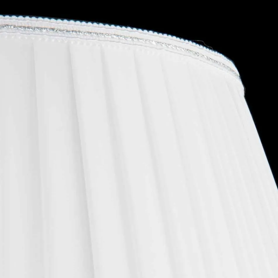 Lampada da tavolo di design in vetro e cristallo Ivy, made in Italy Viadurini