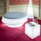 Lampada da tavolo e da terra Slide Cubo bianco luminoso made in Italy Viadurini