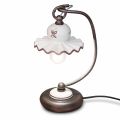 Lampada da Tavolo in Ceramica Artigianale Decorata a Mano Country - Roma