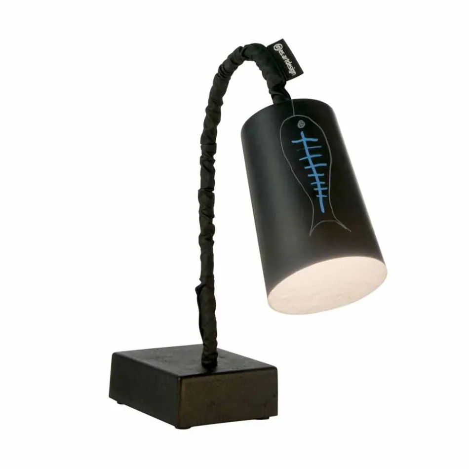 Lampada da tavolo In-es.artdesign Paint T2 lavagna stelo flessibile Viadurini