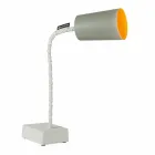 Lampada da tavolo In-es.artdesign Paint T2 stelo flessibile cemento Viadurini
