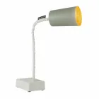 Lampada da tavolo In-es.artdesign Paint T2 stelo flessibile cemento Viadurini