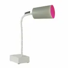 Lampada da tavolo In-es.artdesign Paint T2 stelo flessibile cemento Viadurini