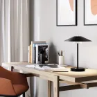 Lampada da Tavolo in Metallo di Diverse Finiture Made in Italy - Mira Viadurini