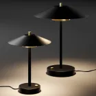 Lampada da Tavolo in Metallo di Diverse Finiture Made in Italy - Mira Viadurini