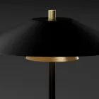 Lampada da Tavolo in Metallo di Diverse Finiture Made in Italy - Mira Viadurini
