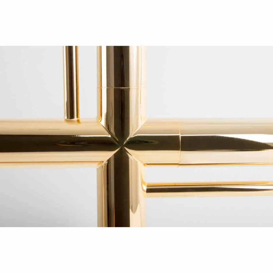 Lampada da Tavolo in Ottone e Resina con Base in Marmo Made in Italy - Quizza Viadurini