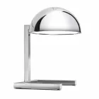 Lampada da Tavolo in Ottone Finitura Oro o Palladio Realizzata in Italia - Adana Viadurini