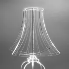 Lampada da Tavolo in PMMA Marcata a Laser Made in Italy - Moana Viadurini