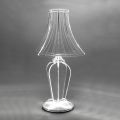 Lampada da Tavolo in PMMA Marcata a Laser Made in Italy - Moana
