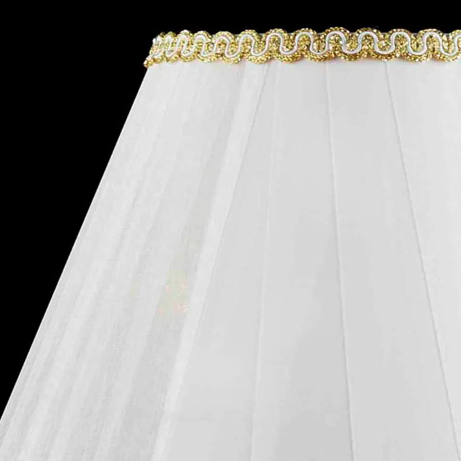 Lampada da tavolo in vetro e cristallo Belle, made in Italy Viadurini