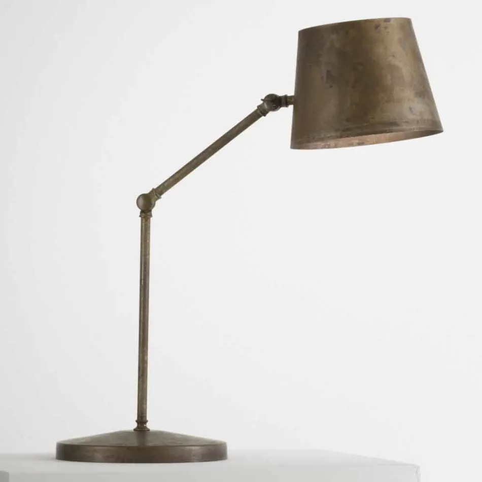 Lampada da tavolo industriale regolabile Reporter Il Fanale Viadurini