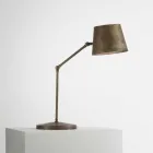 Lampada da tavolo industriale regolabile Reporter Il Fanale Viadurini