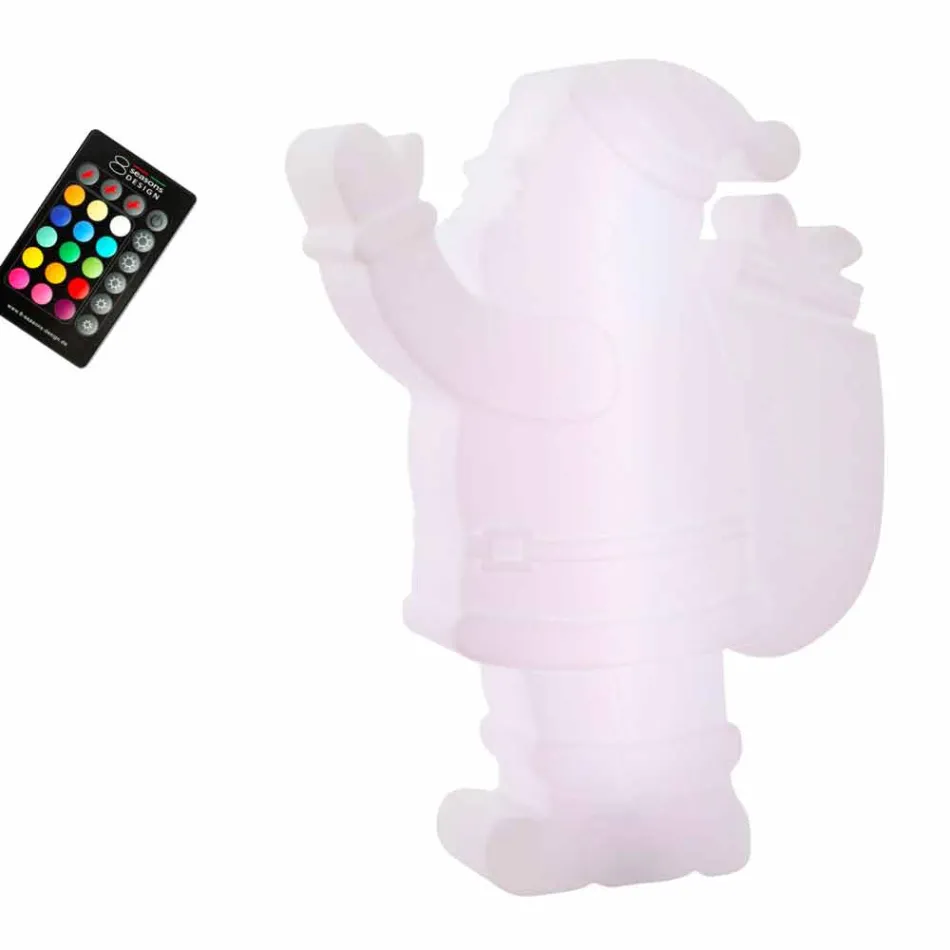 Lampada da Tavolo Led di Design Moderno a forma di Babbo Natale - Babbostar Viadurini